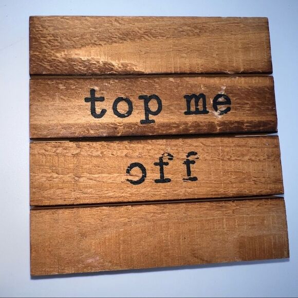 Wall Plaque and 2 Coasters for the Beverage of Your Choice - Picture 3 of 7